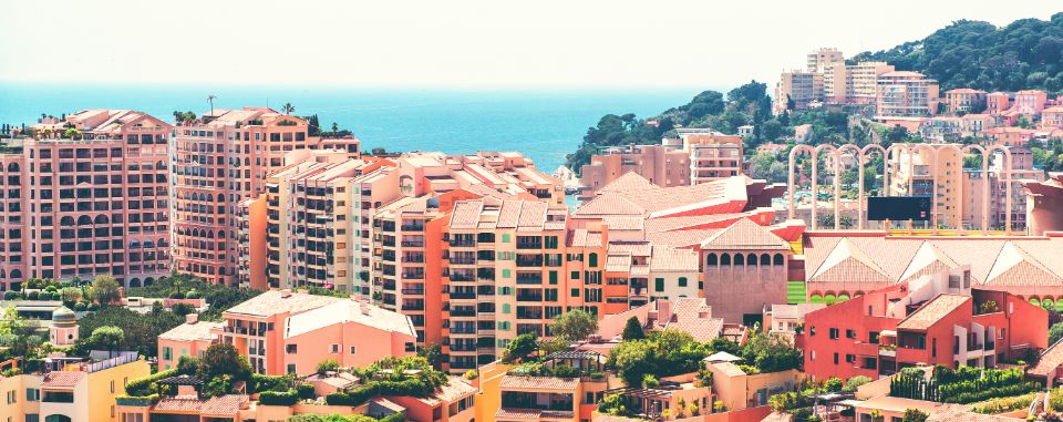 panoramic view of fontvieille architecture principality of monaco